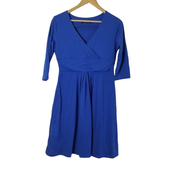 NWOT Amika 3/4 sleeve V-neck mini dress size L (199) - Picture 1 of 8